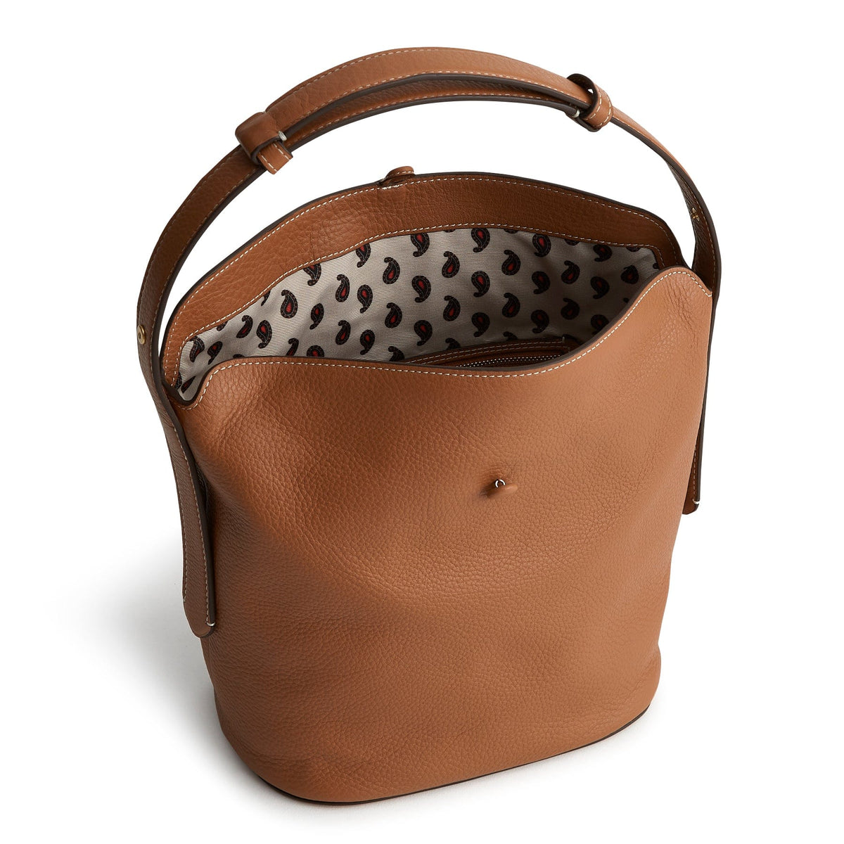 Leather Astoria Shoulder Bag in Roasted Pecan