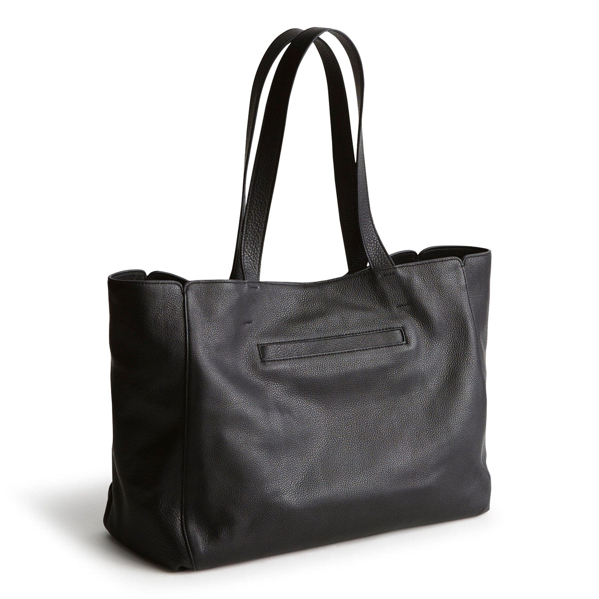 Leather Hathaway Tote Bag in Moonless Night
