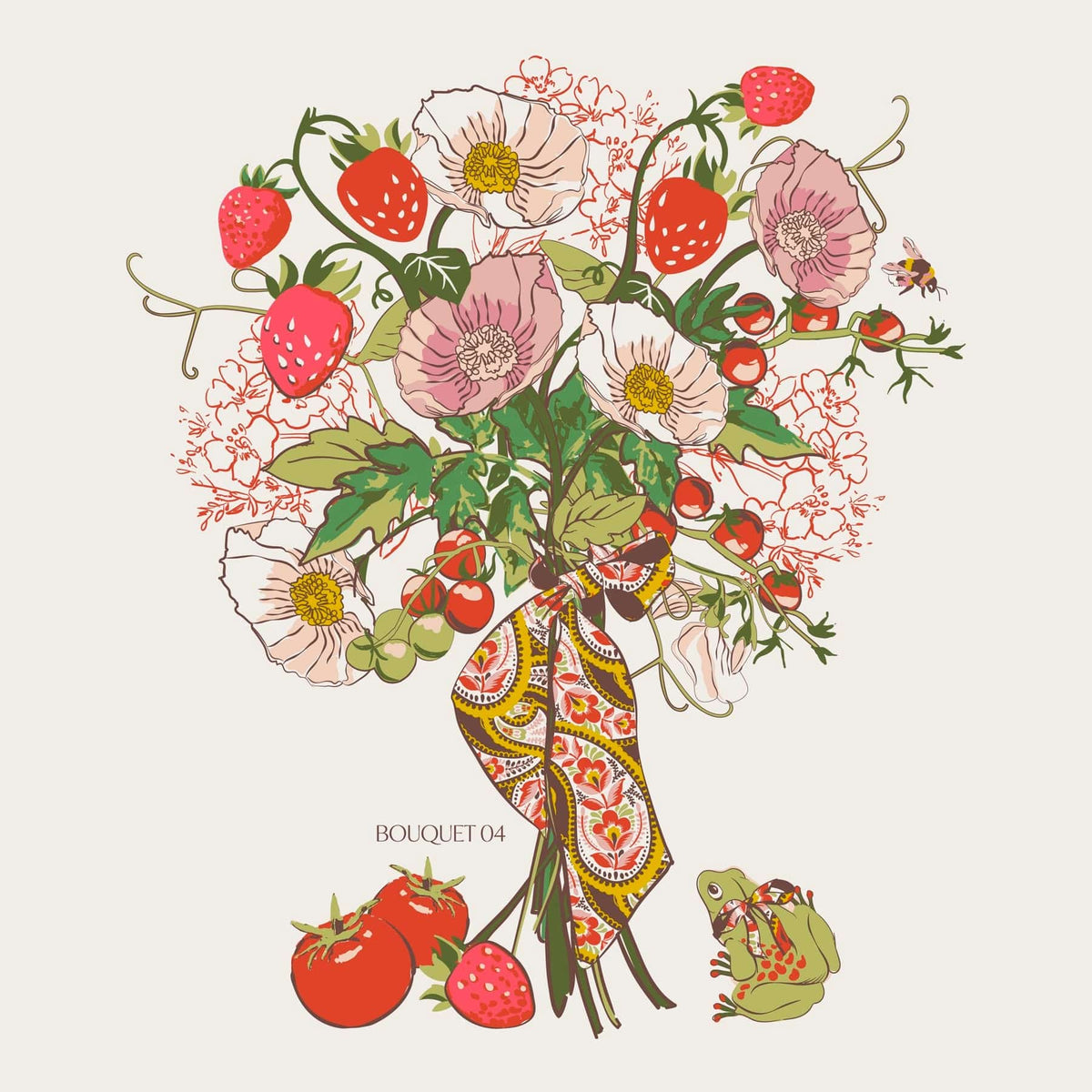 Woodlark Tote Bag in Bouquet No. 4