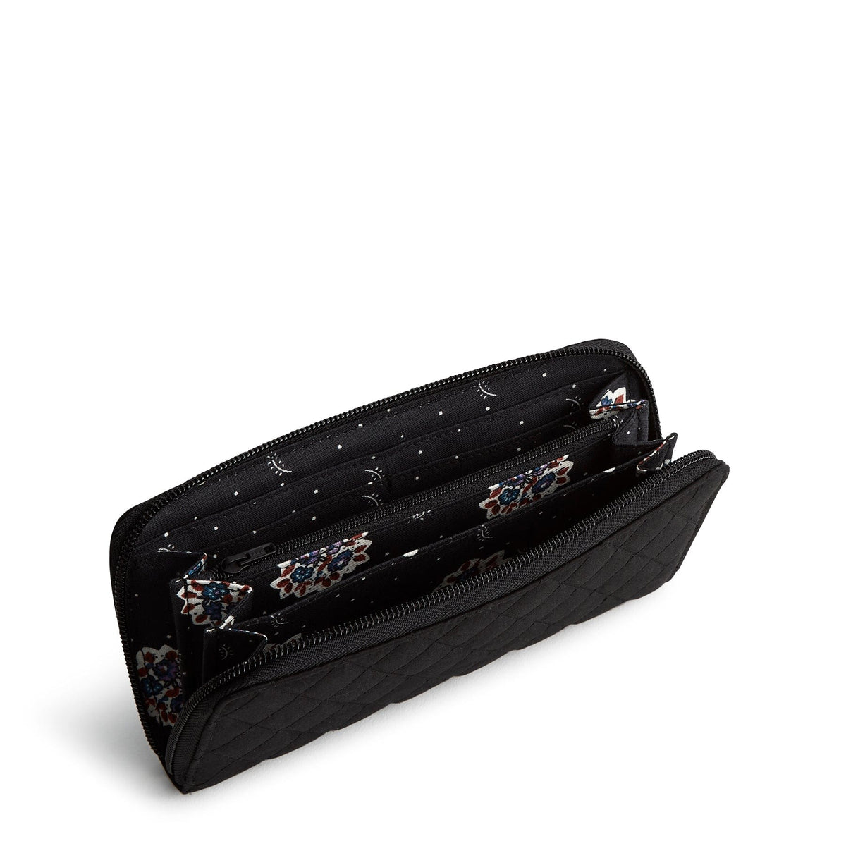 Premium Cotton Continental Wallet in Moonless Night