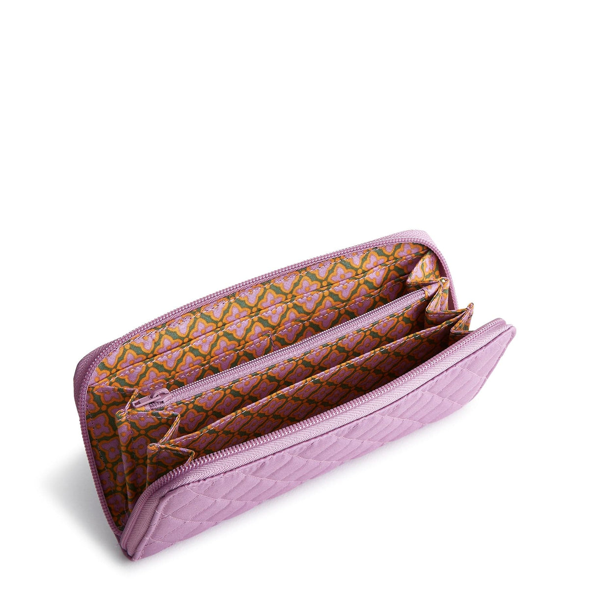 Premium Cotton Continental Wallet in Purple Rhapsody