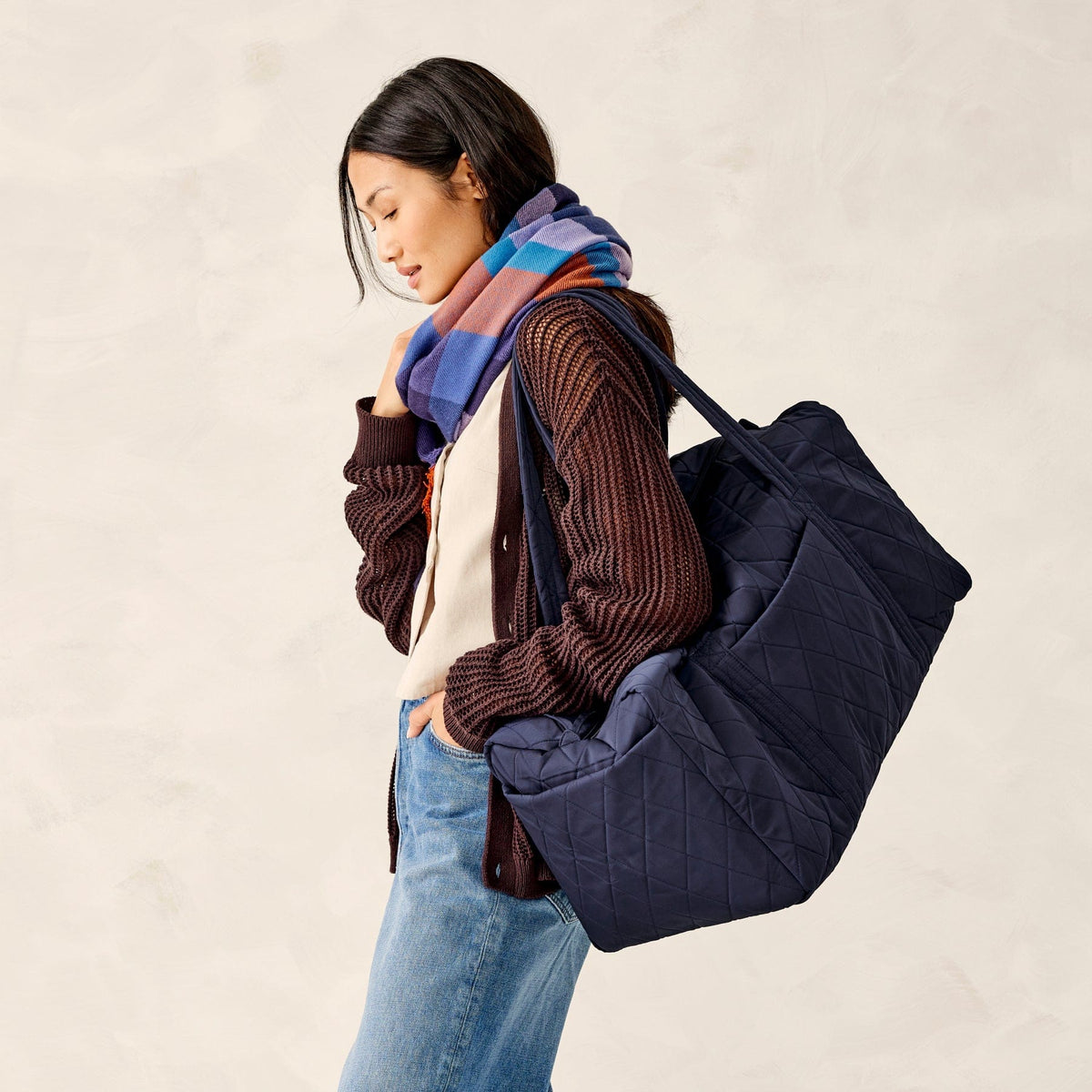 Performance Twill Large Original Duffel Bag in Peacoat