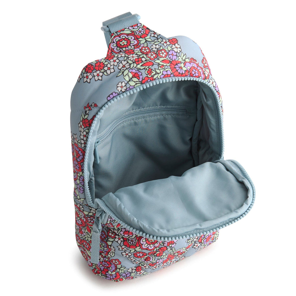 Lorman Sling Backpack in Paisley Bouquet