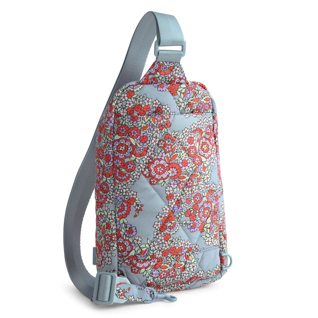 Lorman Sling Backpack in Paisley Bouquet
