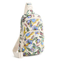 Lorman Sling Backpack in Gardenia Garden