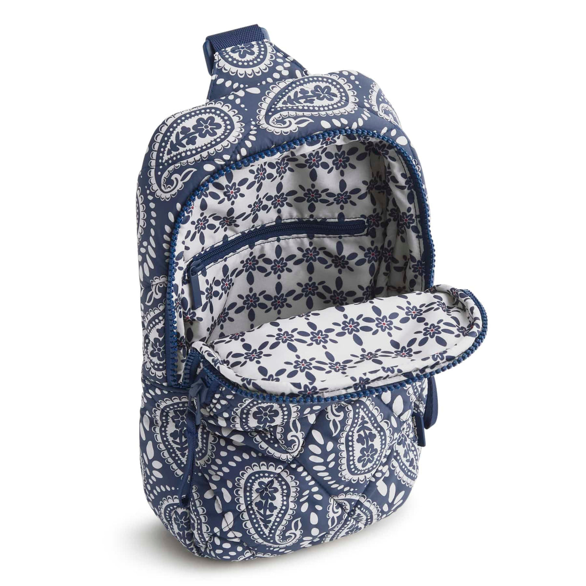 Lorman Sling Backpack in Waves Paisley