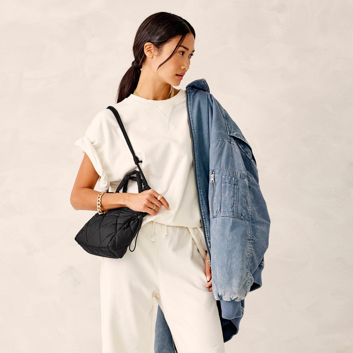 Featherweight Mini Original Tote Bag in Moonless Night