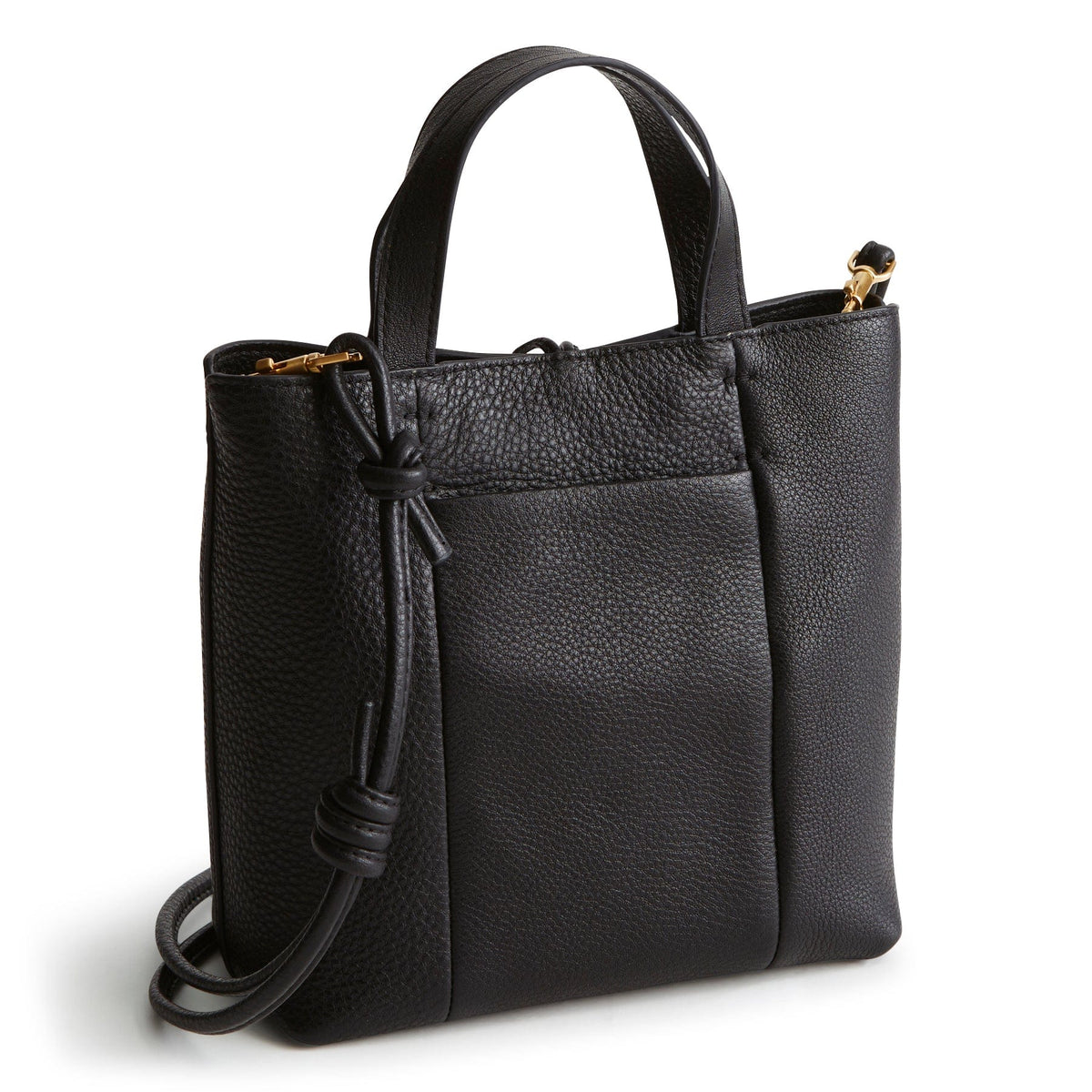 Leather Mini Original Tote Bag in Moonless Night