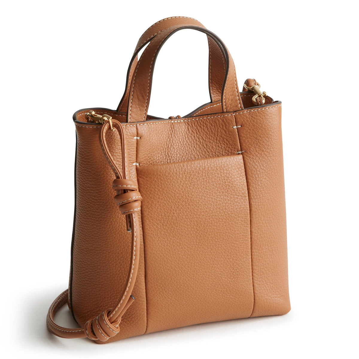 Leather Mini Original Tote Bag in Roasted Pecan