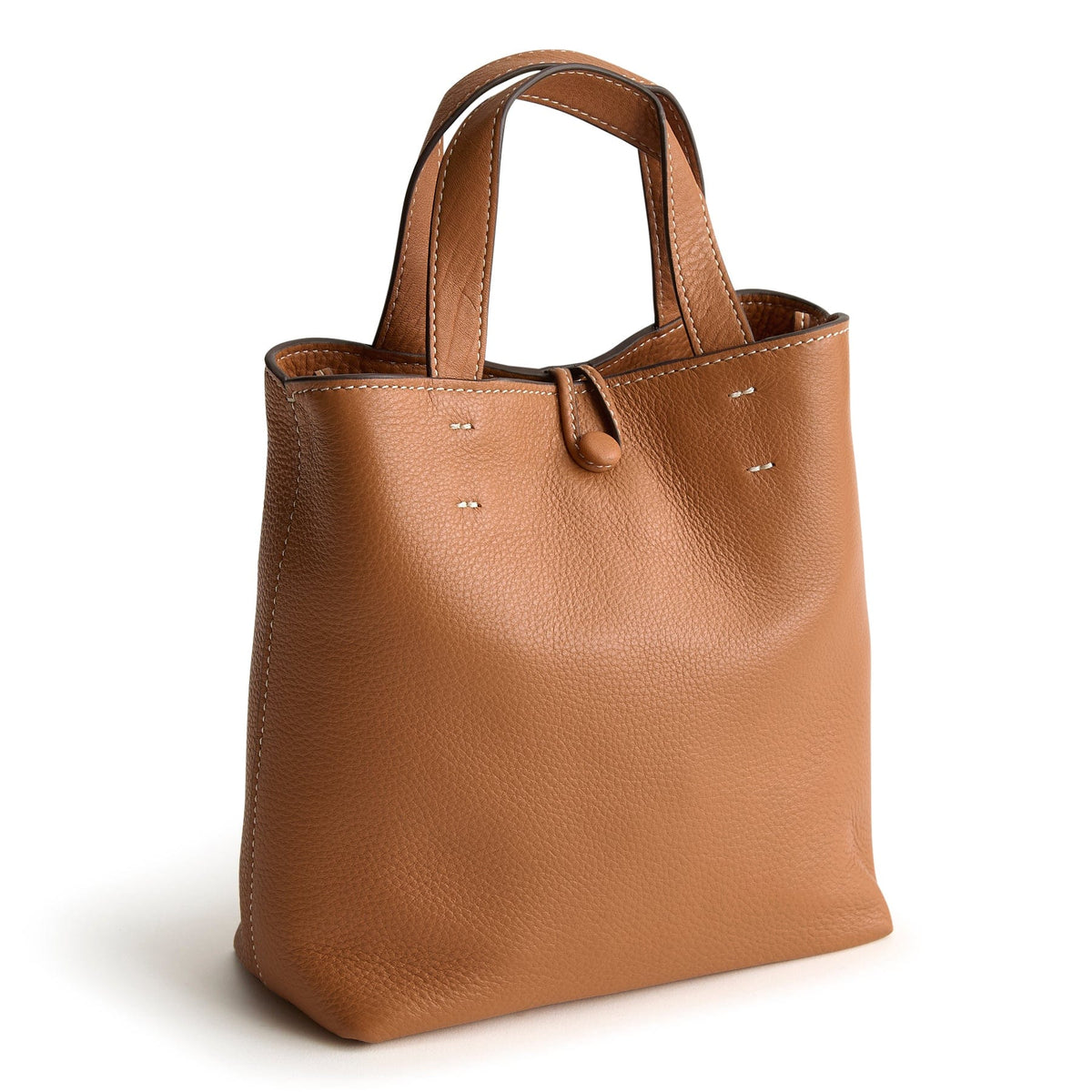 Leather Mini Original Tote Bag in Roasted Pecan