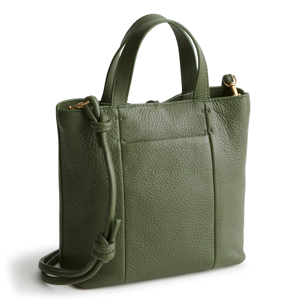 Leather Mini Original Tote Bag in Bronze Green