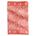 Plush Throw Blanket in Paisley Key