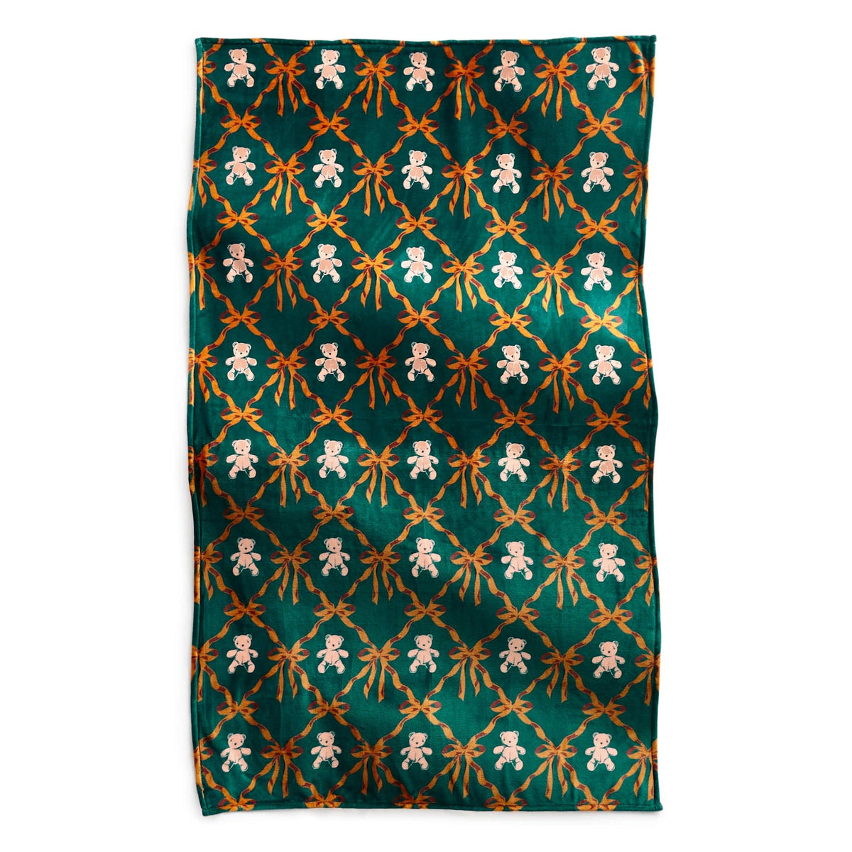 Plush Throw Blanket in Bear Mosaic