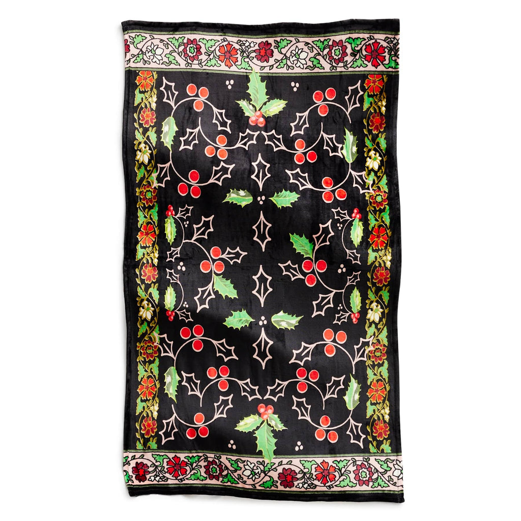 Plush Throw Blanket in Holly