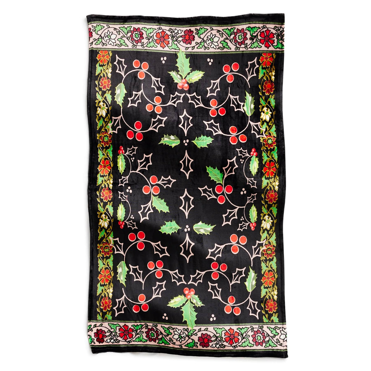 Plush Throw Blanket in Holly