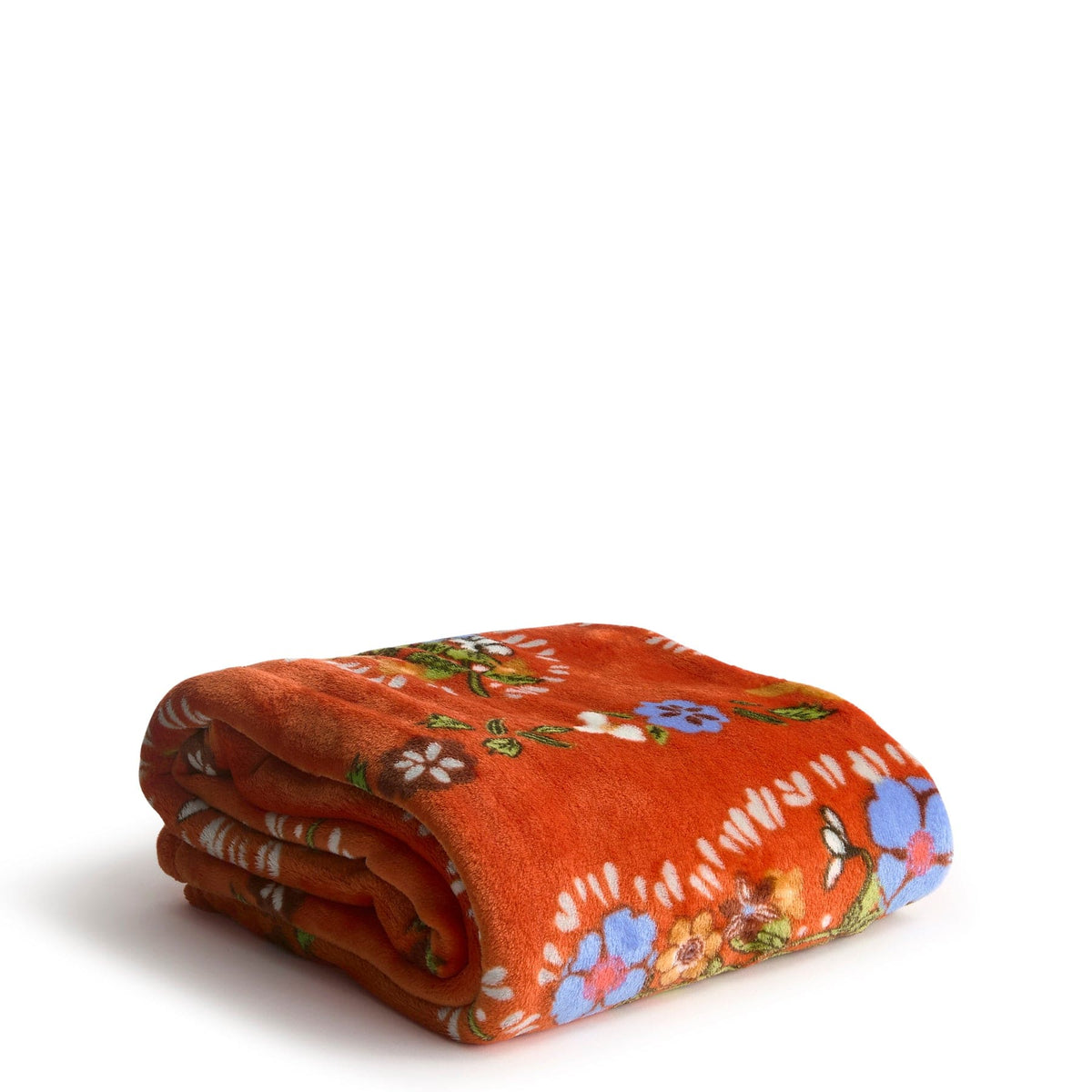 Plush Throw Blanket in Garden Paisley
