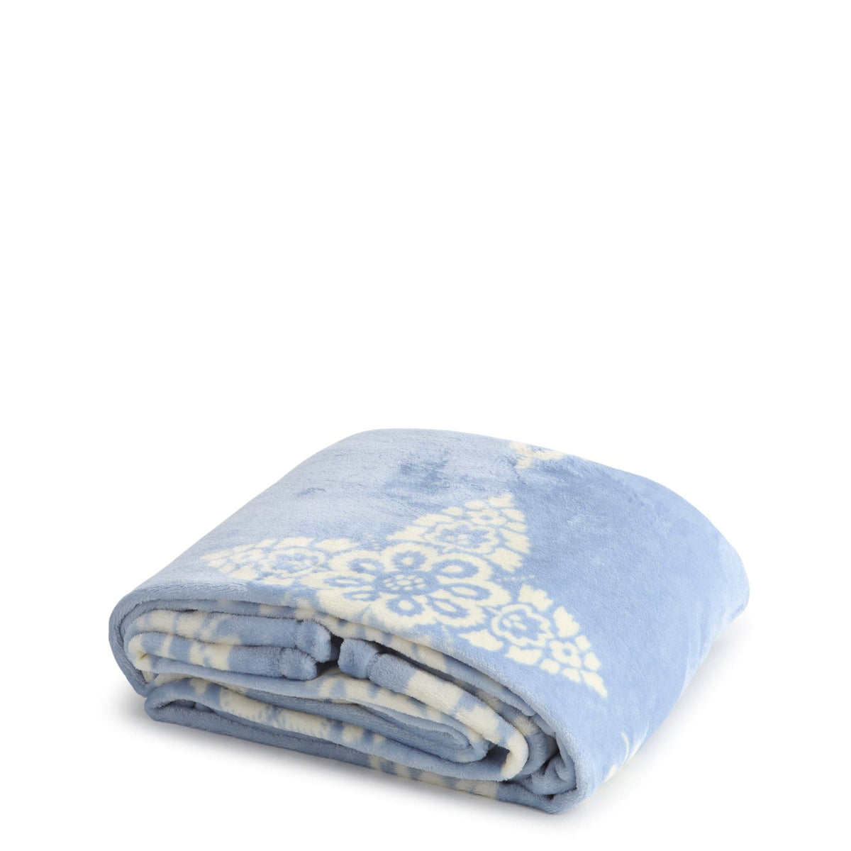 Plush Throw Blanket in North Star Sky Snowflake