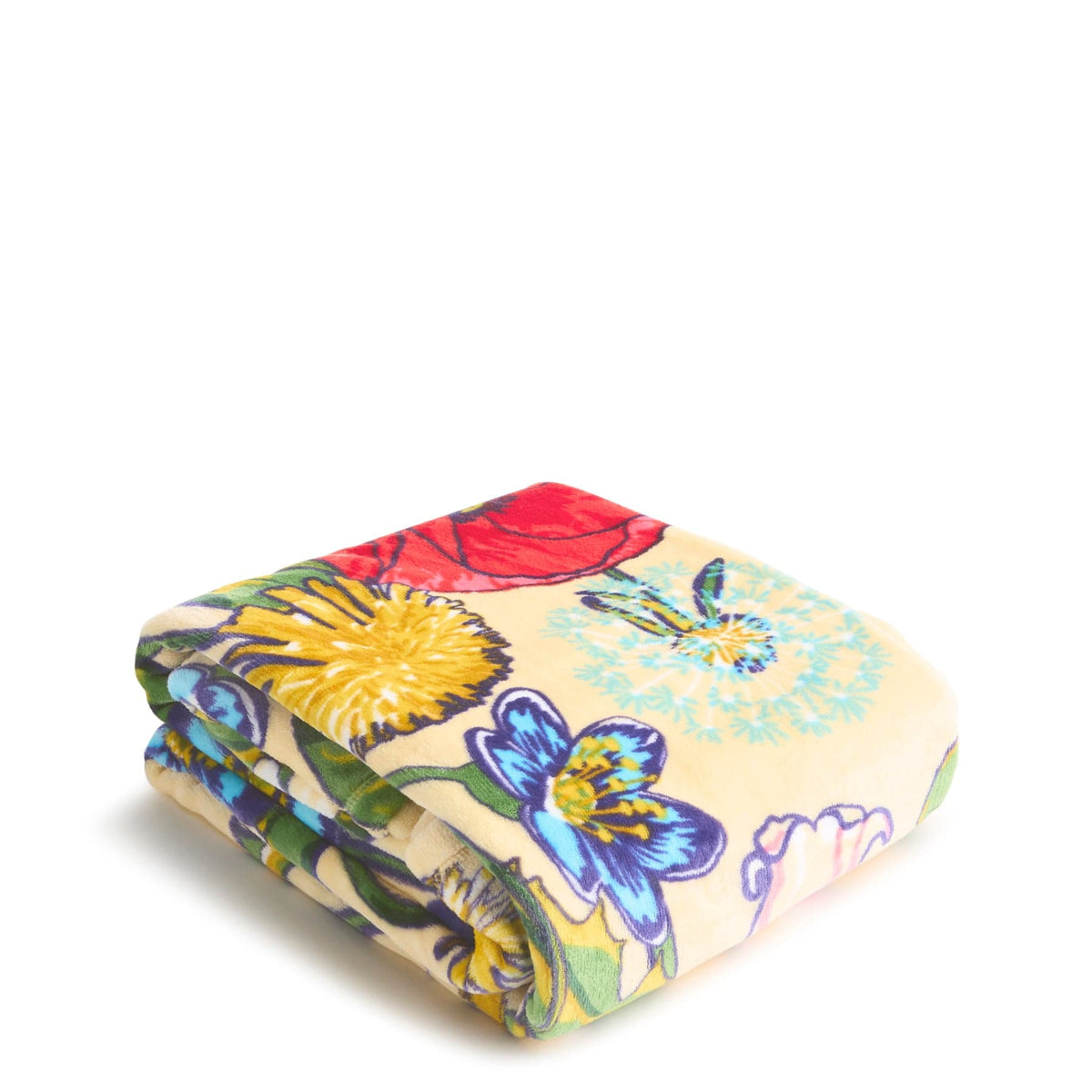 Plush Throw Blanket in All the Pretty Wildflowers