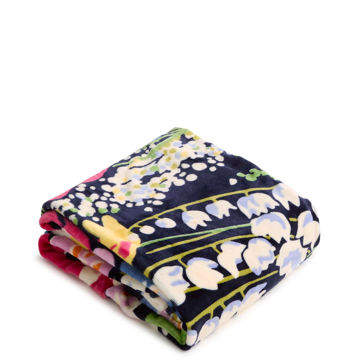 Plush Throw Blanket in Poppy Fields