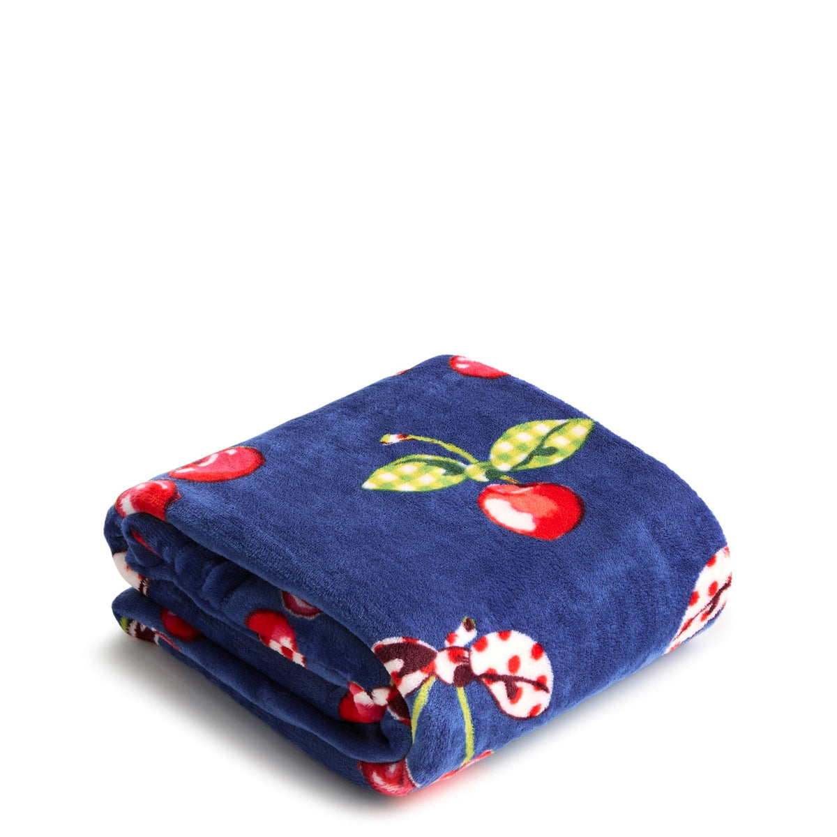 Plush Throw Blanket in Cherry Picking