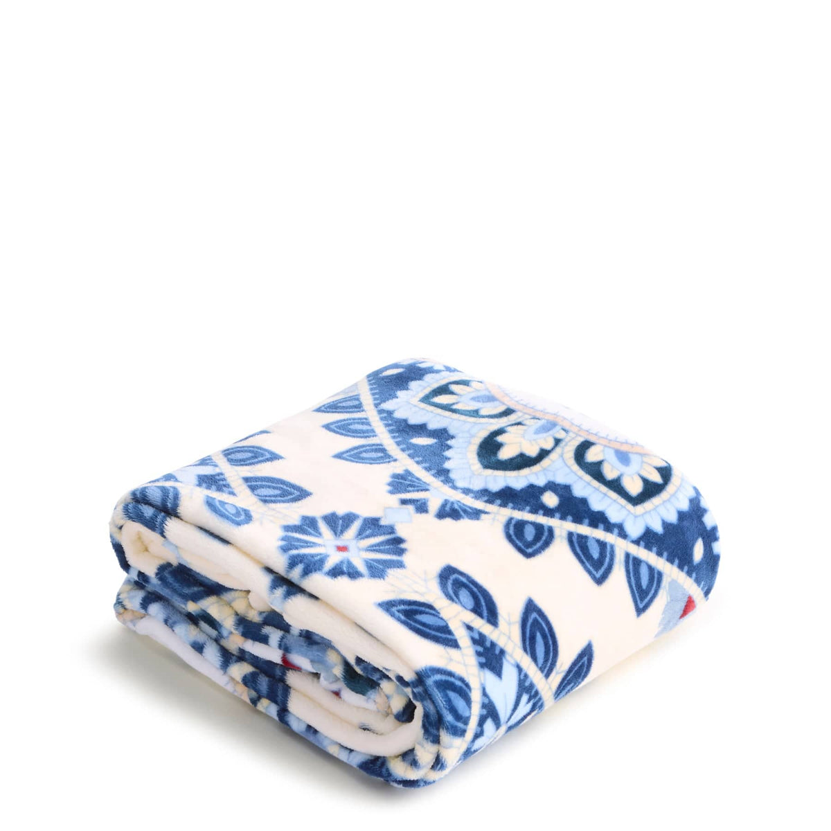 Plush Throw Blanket in Cambridge Blues