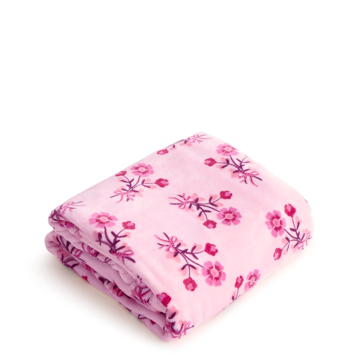 Plush Throw Blanket in Melissa Ditsy Pink