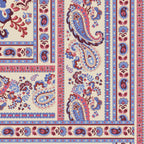 Square Silk Scarf in Heritage Border Paisley
