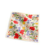 Square Silk Scarf in All the Pretty Wildflowers