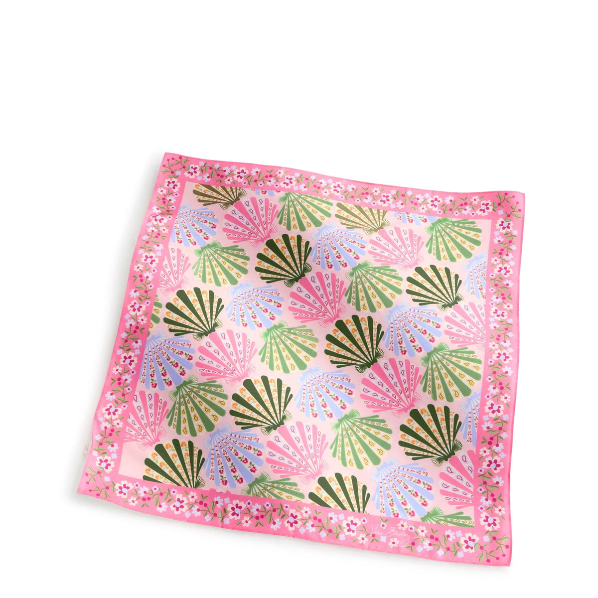 Square Silk Scarf in Cottage Shells