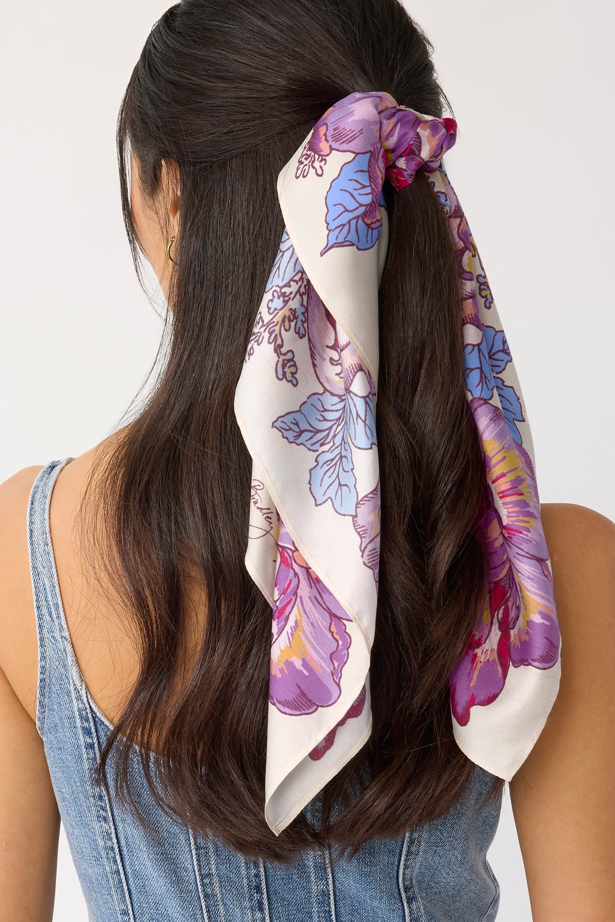 Square Silk Scarf in Melissa Ditsy
