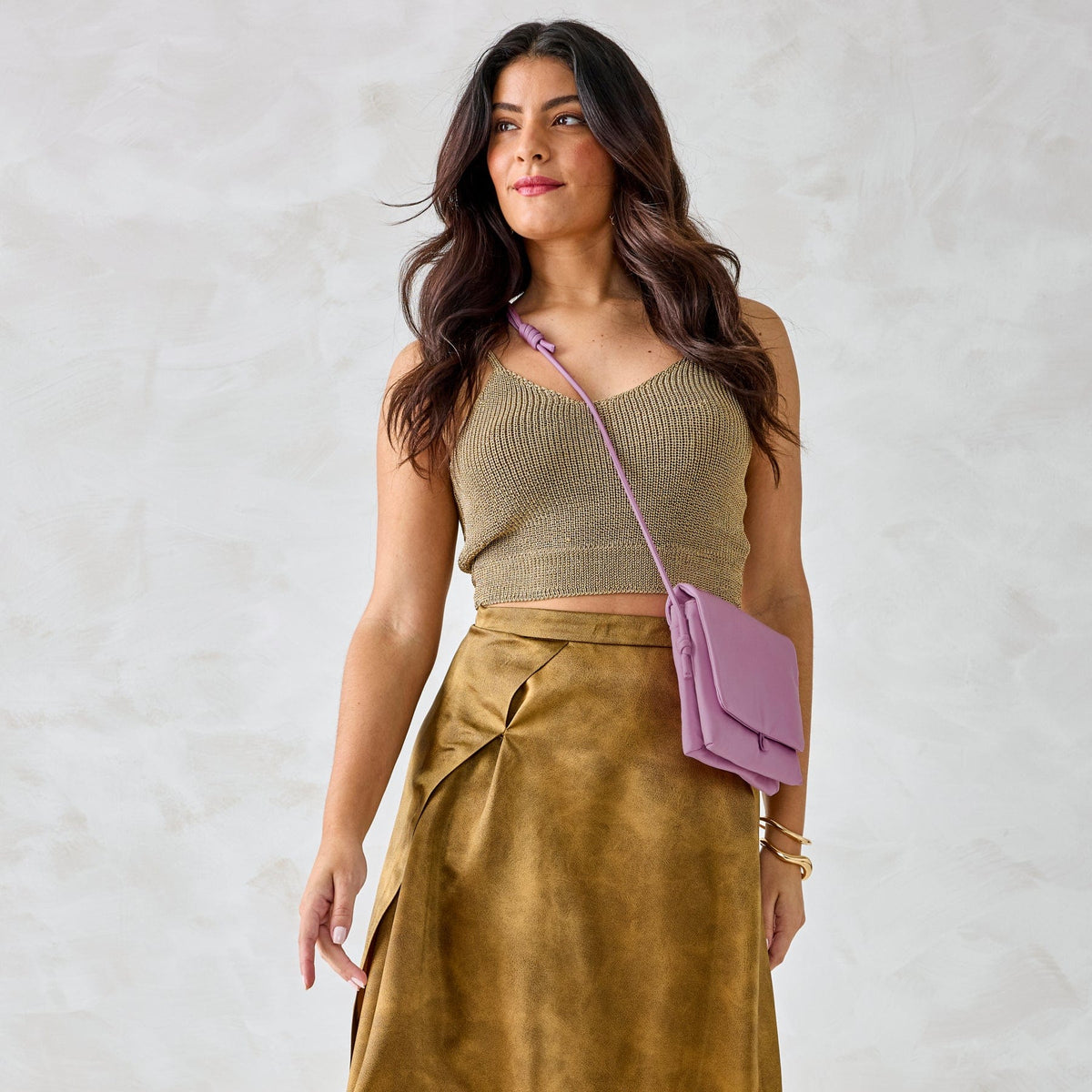 Baird Hipster Crossbody Bag in Smoky Grape