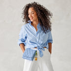 Baird Hipster Crossbody Bag in Soft Chambray