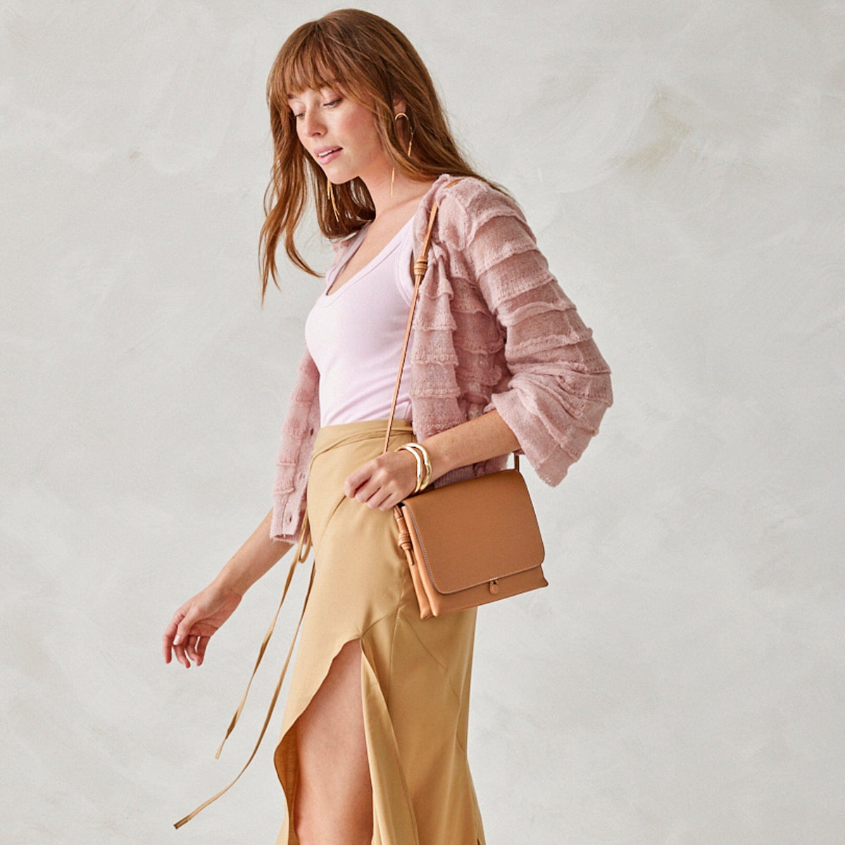 Baird Hipster Crossbody Bag in Roasted Pecan