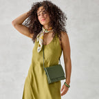 Baird Hipster Crossbody Bag in Bronze Green