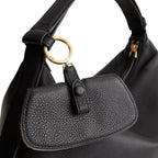 Leather Sunglasses Bag Charm in Moonless Night