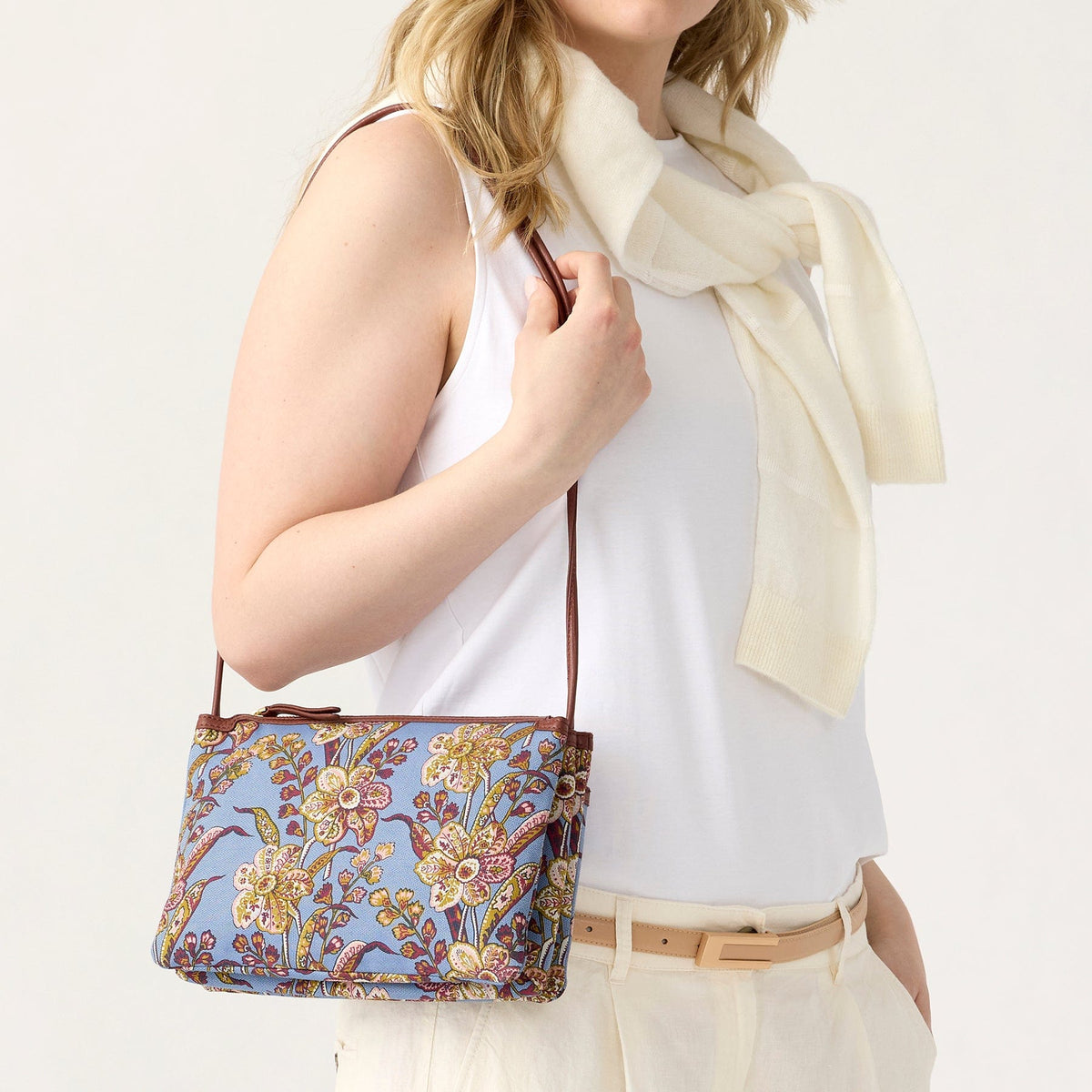 Foxbury Crossbody in Begonia Fields
