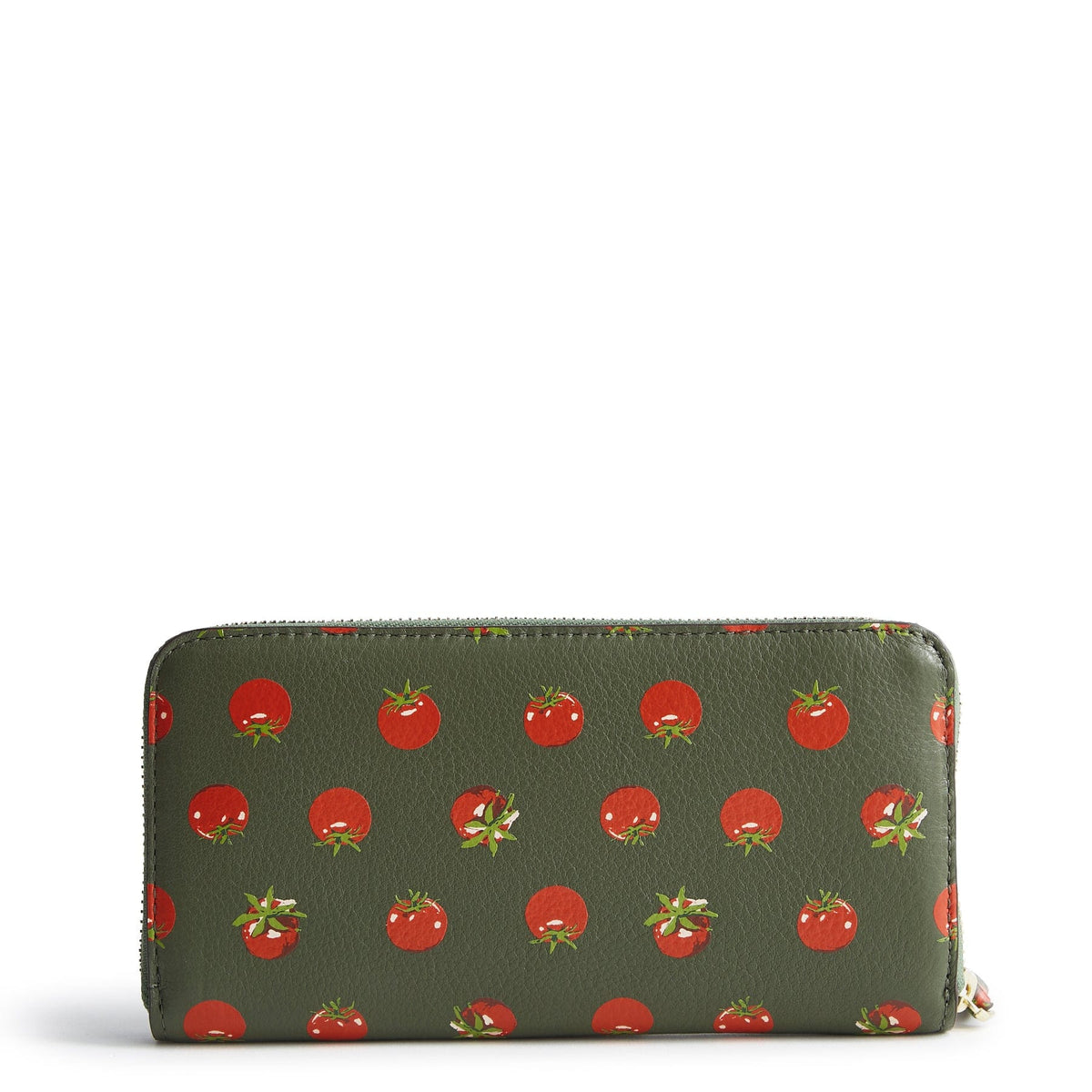Continental Wallet Clutch in Tiny Tomatoes