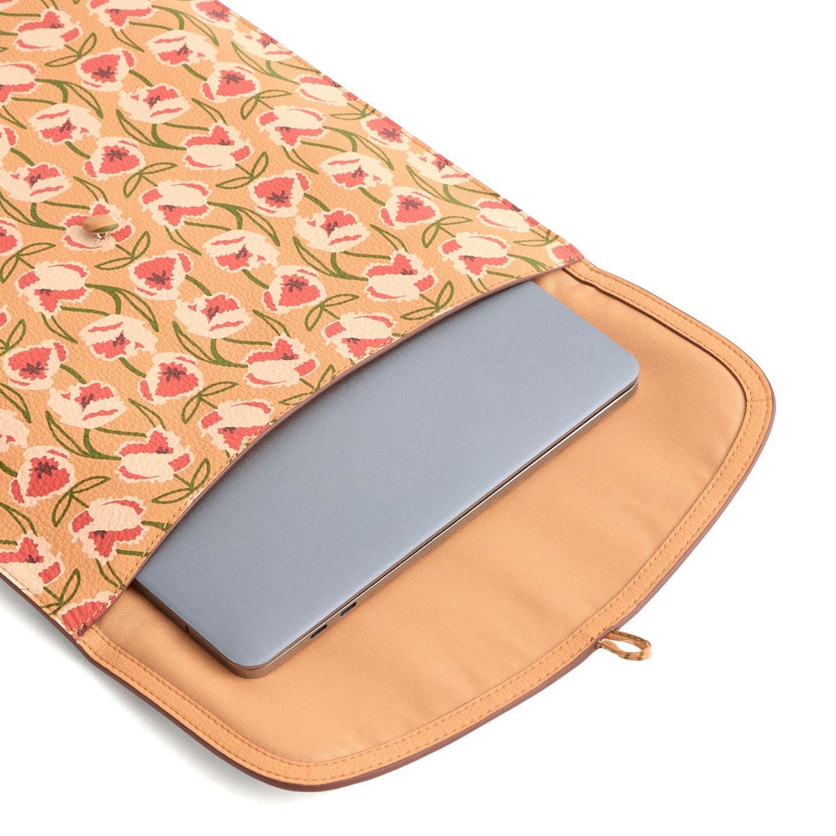 Large Envelope Tech Sleeve in Curly Tulips