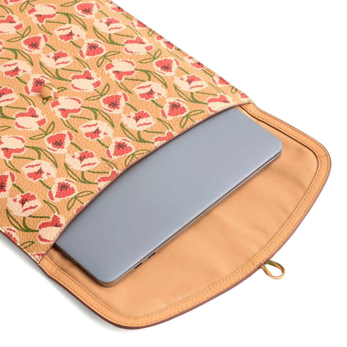 Small Envelope Tech Sleeve in Curly Tulips