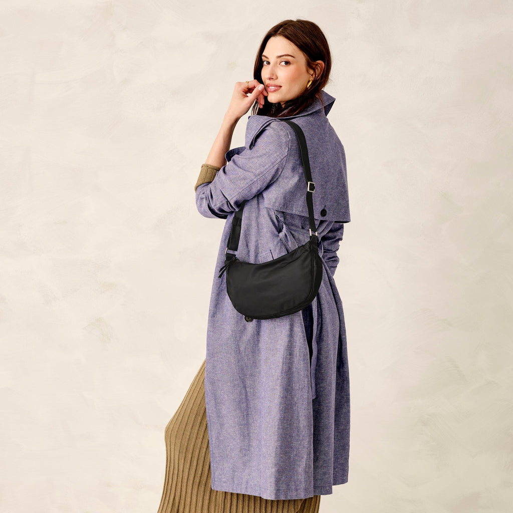 Nylon Springbrook Sling Crossbody in Moonless Night