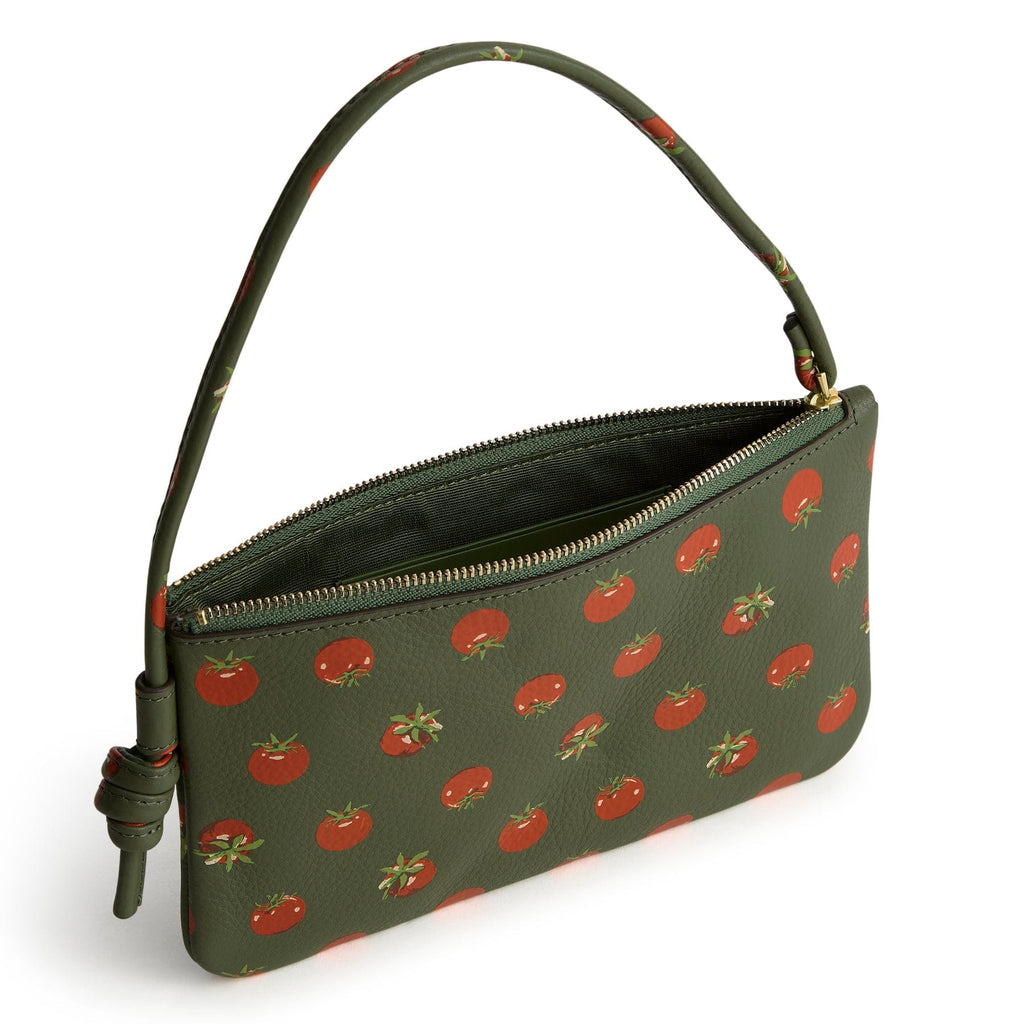 Knotted Wristlet Pouch in Tiny Tomatoes