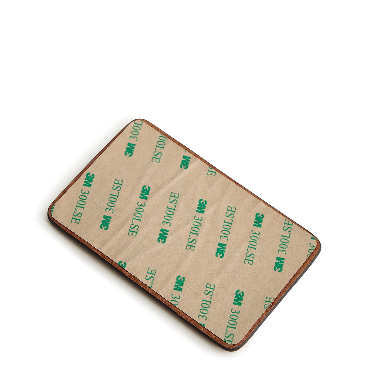 Leather Adhesive Phone Wallet in Roasted Pecan
