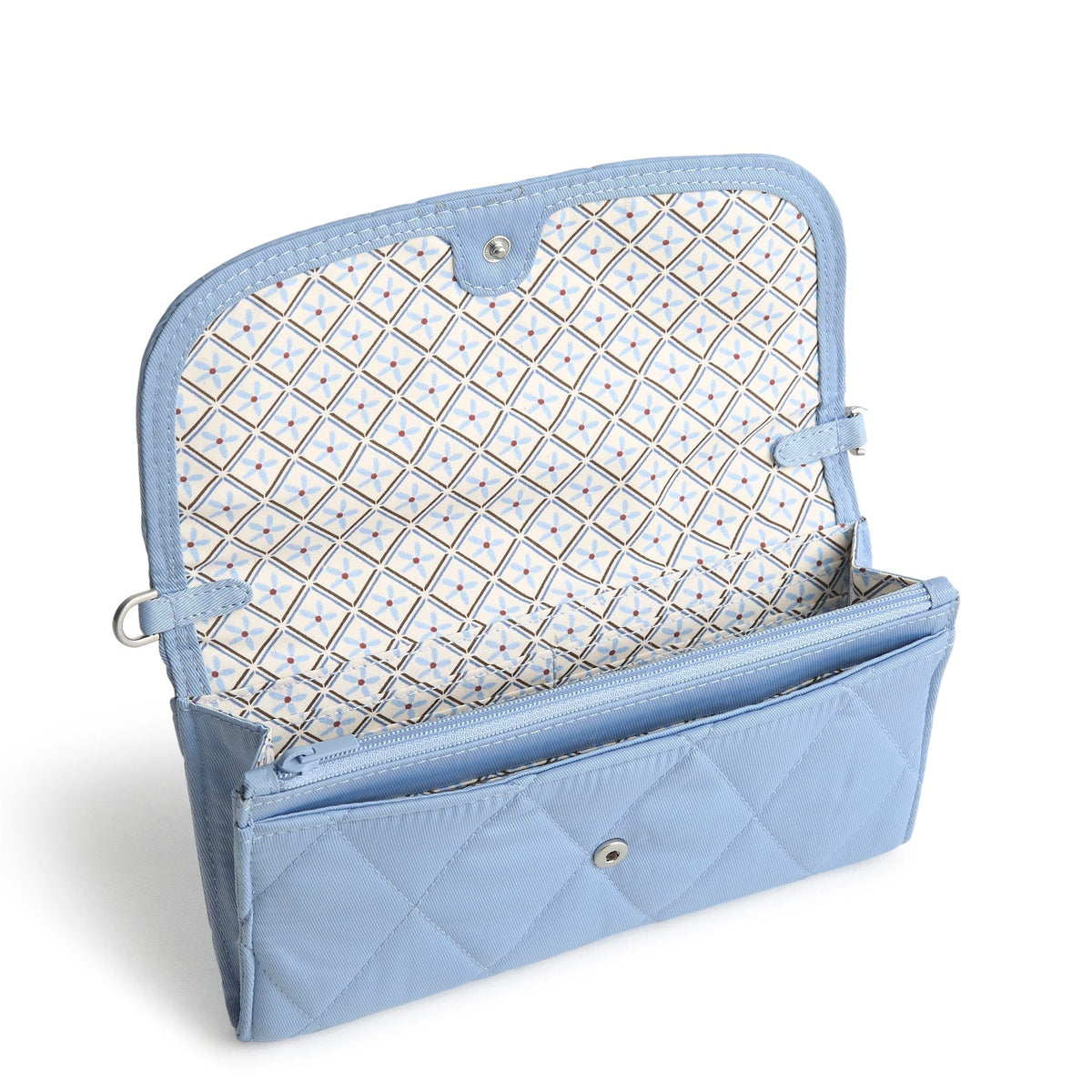 Wildwood Wallet Crossbody Bag in Soft Chambray
