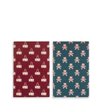 Mini Notebook Set of 2 in Bear Mosaic