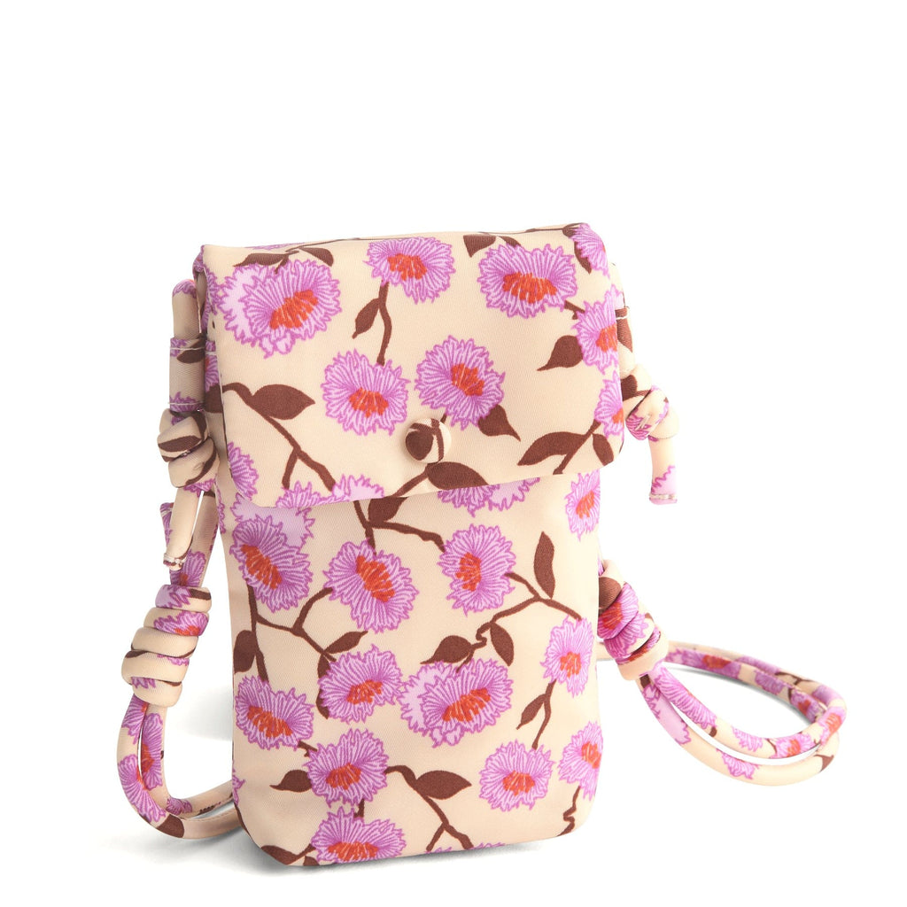Phone Case Crossbody in Stripey Buttons