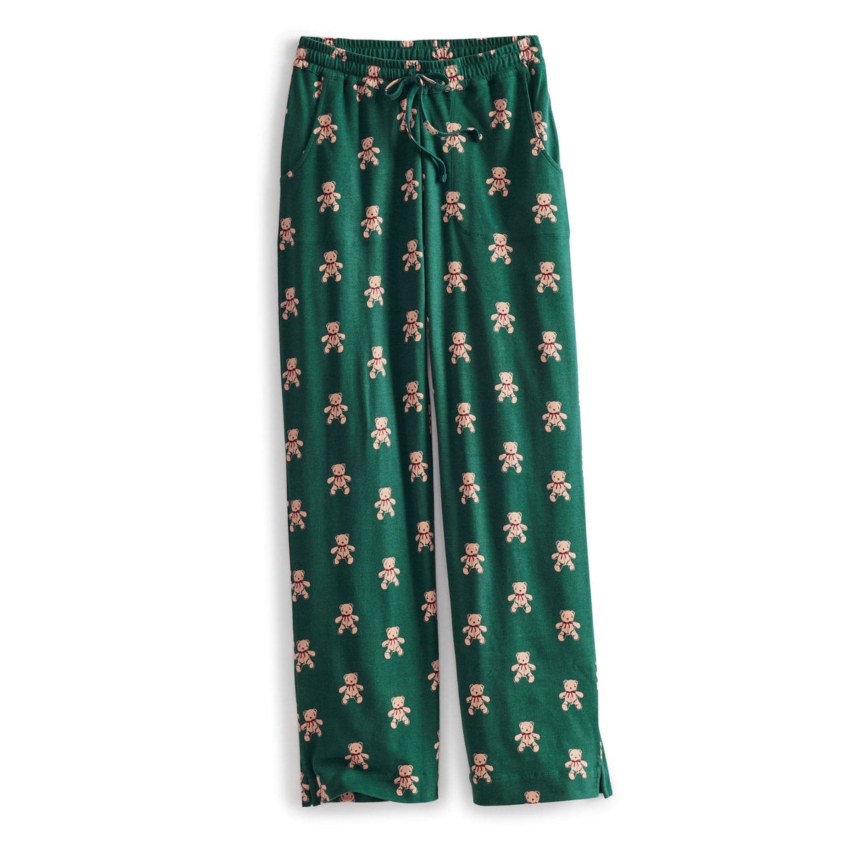 Long-Sleeved Pajama Set in Bear Mosaic