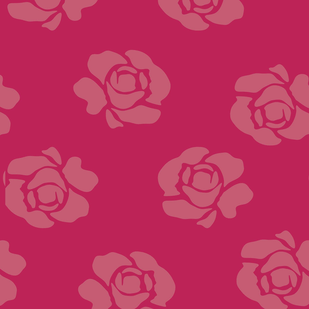 Fleece Slipper Socks in Roses Vivacious