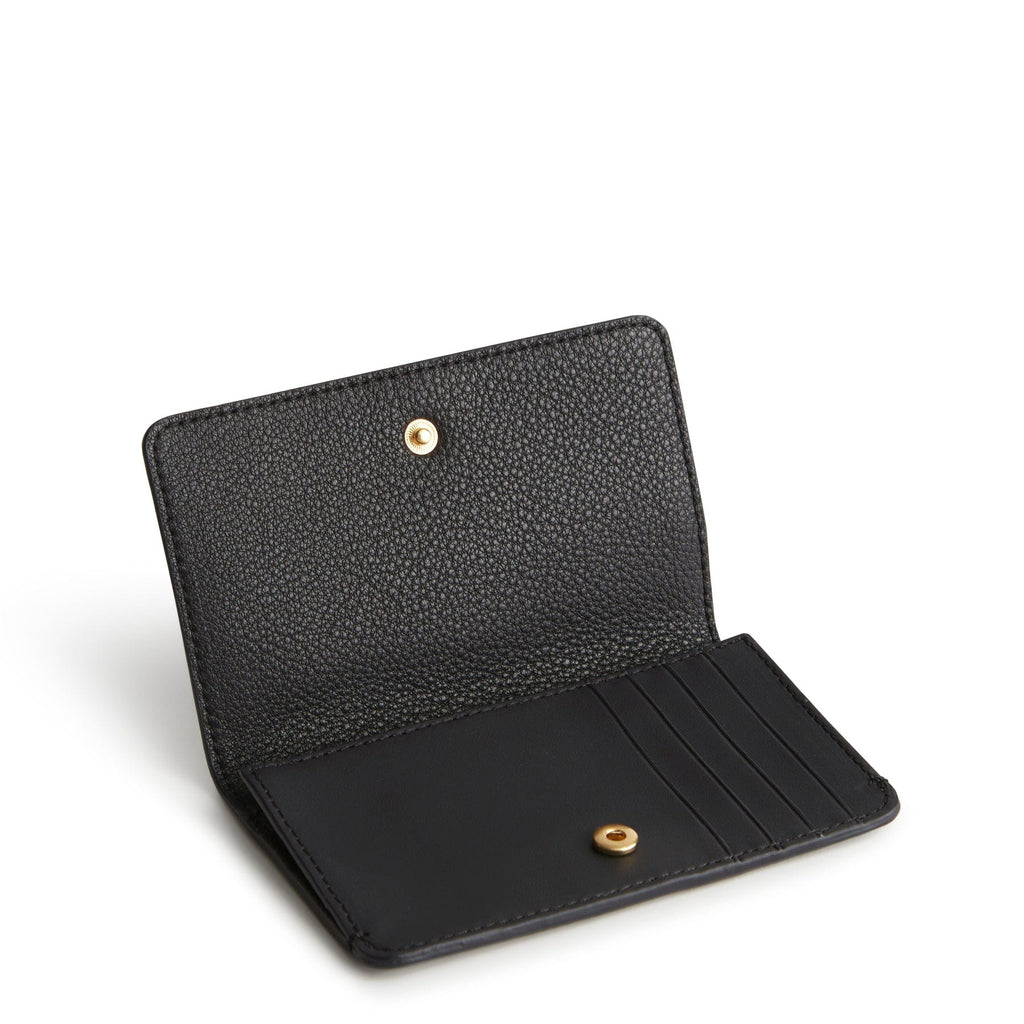 Leather Card Case in Moonless Night