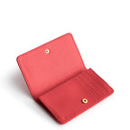 Slim Card Case Wallet in Cayenne