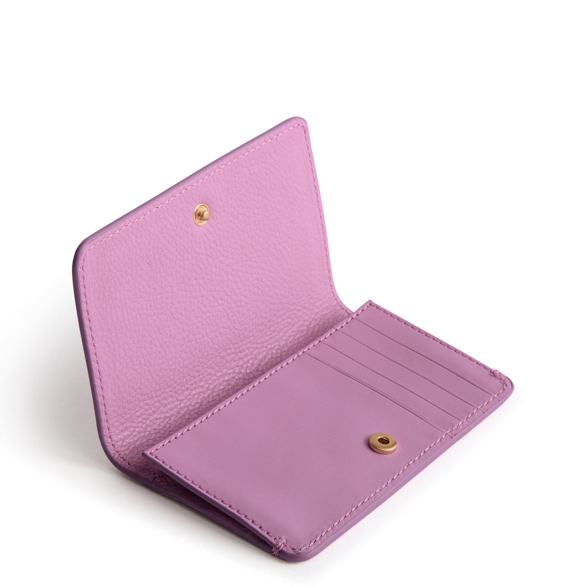 Slim Card Case Wallet in Smoky Grape